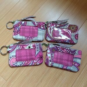 (4) Vera Bradley Zip ID Cases